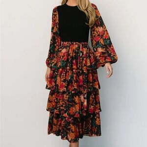 Baltic Born Sylvie Tiered Midi Dress